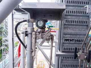 Pressure transmitter for apply  in industry zone at Combined-Cycle Co-Generation Power Plant.