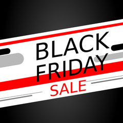 Fototapeta premium black Friday Sale Tag