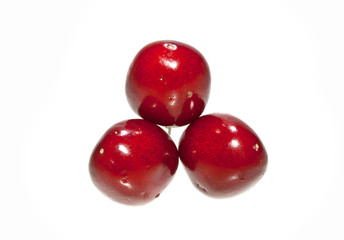 cherry isolated on white background