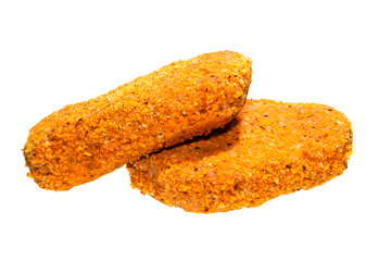 cutlet isolated on white background