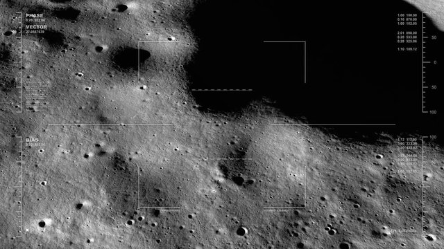 360 degree circular recon flyover, rolling terrain NNE of Chaplygin Crater. LAT -1.73 LONG 149.15. Reversible, seamless loop. Elements of this image furnished by NASA