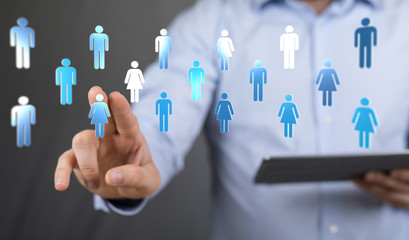 teamwork - Stack of hands showing unity and teamwork .