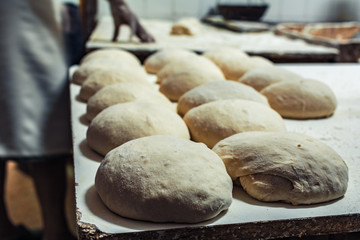 Baking dough and preparing bread loaves