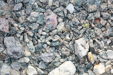 stones on the side of the road, perfect background
