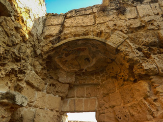 Salamis Ancient City ruins. East coast of Cyprus island