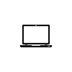 laptop icon template vector illustration - vector
