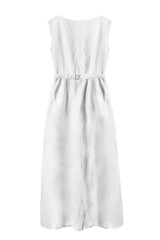 White dress isolated