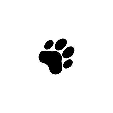 paw icon template vector illustration - vector