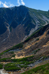 晩秋の伊那前岳