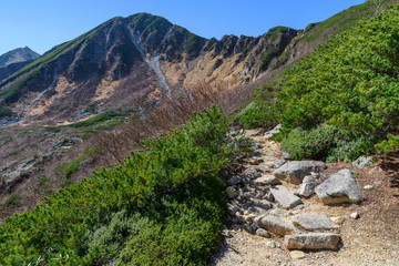 晩秋の木曽駒ヶ岳