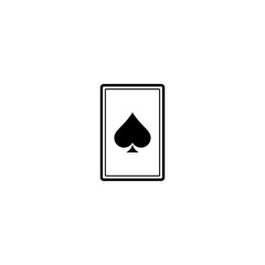 playing card icon template vector illustration - vector