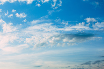 Naklejka na ściany i meble blue sky day with clouds pure air sunny day wallpapers background