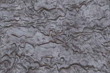 3D rendering- copper metal destroyed. Background bronze