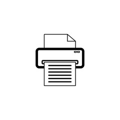 printer icon template vector illustration - vector