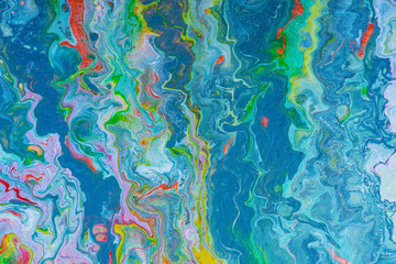 Liquid acrylic- color blot