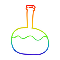 rainbow gradient line drawing cartoon experiment potions