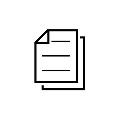 Document symbol icon vector illustration