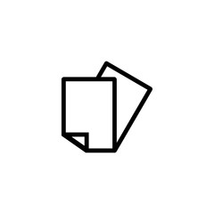 paper icon template vector illustration - vector