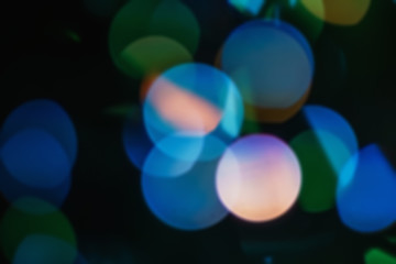 Bokeh blurry- beautiful spark