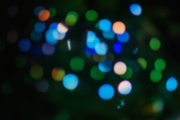 Obraz premium Bokeh blurry- beautiful spark