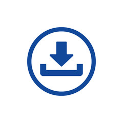 Download symbol icon vector
