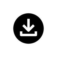 Download symbol icon vector