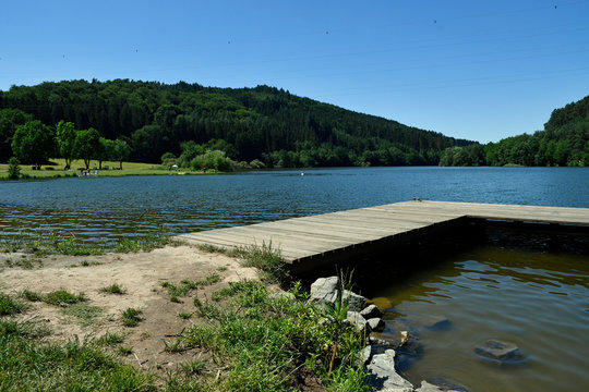 marbachstausee im sommer
