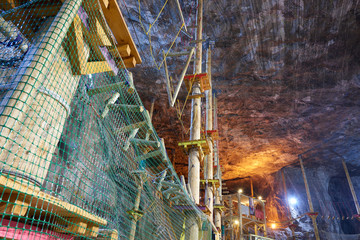 Interior of Praid Salt Mine