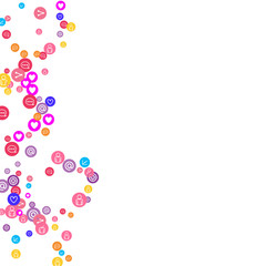 Social media marketing, Communication concept.