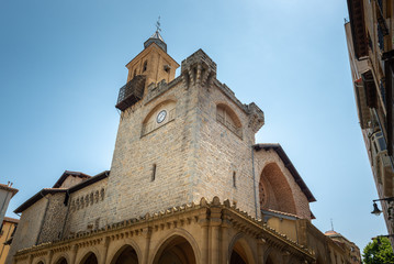 Fototapeta na wymiar Church of San Nicolas, Pamplona, Spain