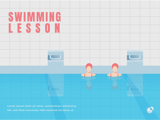Swimming lesson graphic content