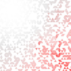  Abstract geometric background of red triangles