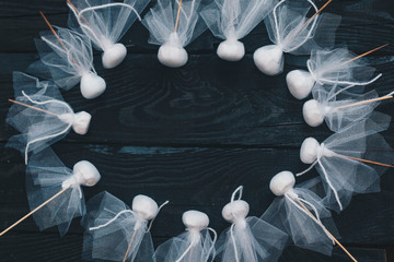 Decorative halloween ghost sticks
