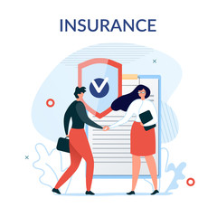 Insurance Services Presentation Metaphor Poster