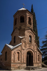 Fototapeta na wymiar Pantheon Tiflis church tower