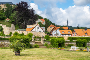 Fototapeta na wymiar Schlosspark Blankenburg im Harz