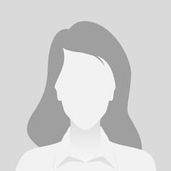 Person gray photo placeholder woman