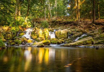 Der Selkewasserfall im Harz