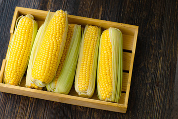 This year´s corn is very healthy and tasty.