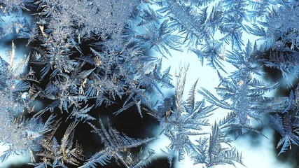 Art of frost, christmas background