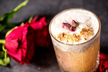 Tasty cocktail for bringing of the good vibes