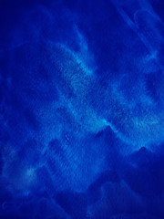 Fototapeta na wymiar Illustration of watercolor blue texture