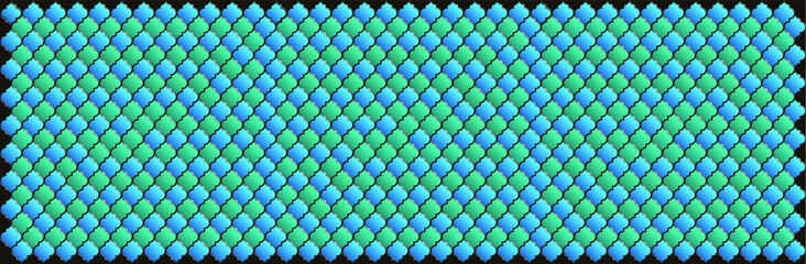 The traditional ornament of the inhabitants of the east and the Arab world.