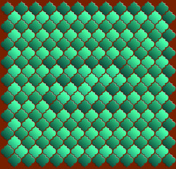 The traditional ornament of the inhabitants of the east and the Arab world.