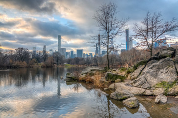 Central Park in winter