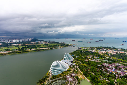 Singapur von oben