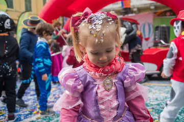 Little girl at carnival