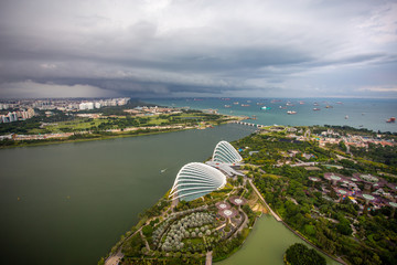 Singapur von oben