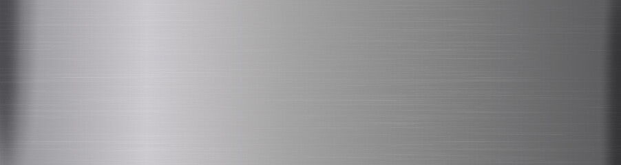 Brushed and polished grey aluminum plate with reflections and lights on the metal background © JOE LORENZ DESIGN