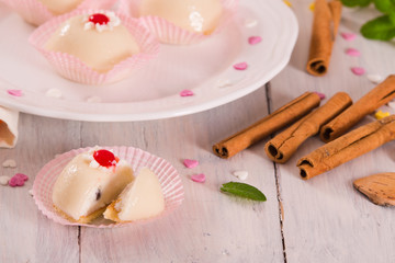 Sicilian ricotta cake (Cassata).